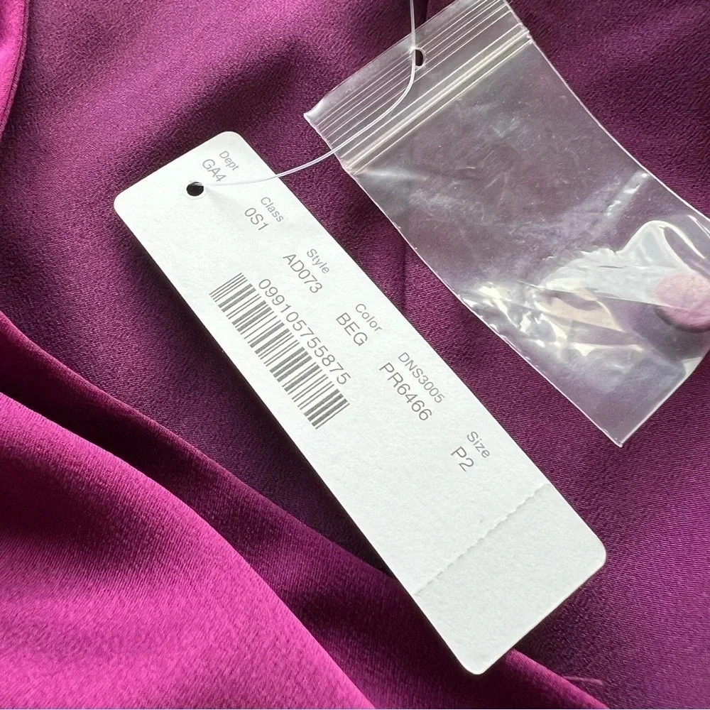 New J. CREW Button-front A-line Midi Dress Purple NWT Casual Women’s 2 Petite